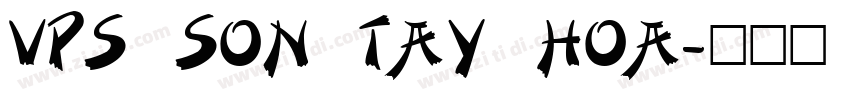 VPS Son Tay Hoa字体转换